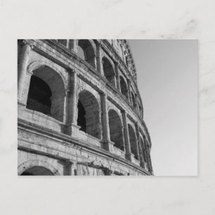 Cartão Postal Colósio em Roma. Anfiteatro romano monumental