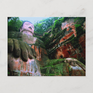 Cartão Postal Colossal Le Shan Buddha