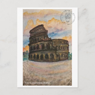 Cartão Postal Colosseum Postcard