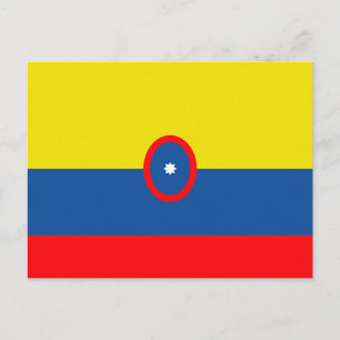 Cartão Postal Columbia Flag