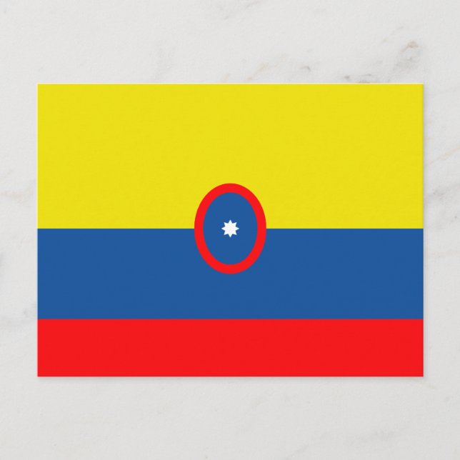 Cartão Postal Columbia Flag (Frente)