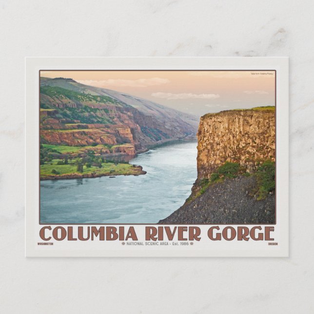 Cartão Postal Columbia Gorge - Rowena Plateau W.jpg (Frente)