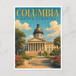 Cartão Postal Columbia South Carolina State House GeoSaga