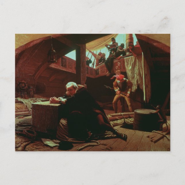 Cartão Postal Columbus in Chains, 1863 (Frente)