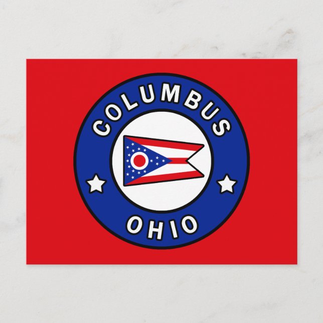 Cartão Postal Columbus Ohio (Frente)