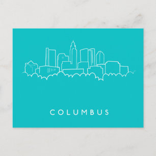 Cartão Postal Columbus, Ohio Skyline