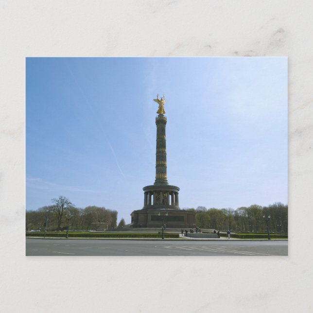 Cartão Postal Coluna da Vitória de Berlim (Frente)