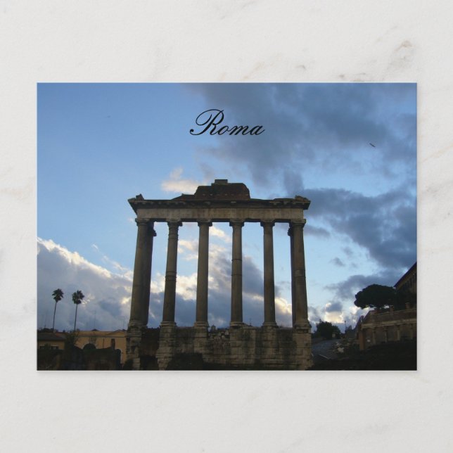 Cartão Postal colunas de fórum (Frente)