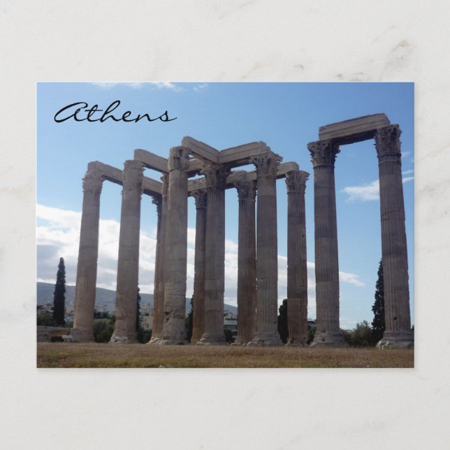 Cartão Postal colunas de zeus (Frente)