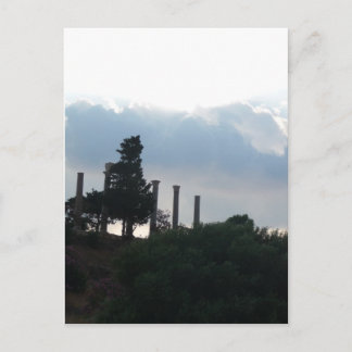 Cartão Postal Colunas romanas em Byblos