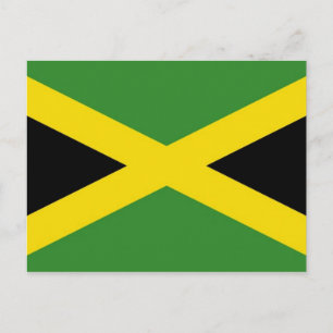 Cartão postal com a bandeira da Jamaica