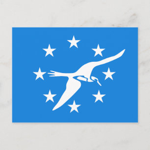 Cartão postal com a bandeira de Corpus Christi, Te