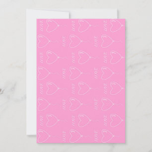 Cartão postal com amor