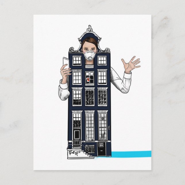 Cartão Postal "Com amor" (Frente)