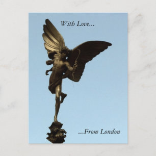 Cartão Postal Com Amor De Londres