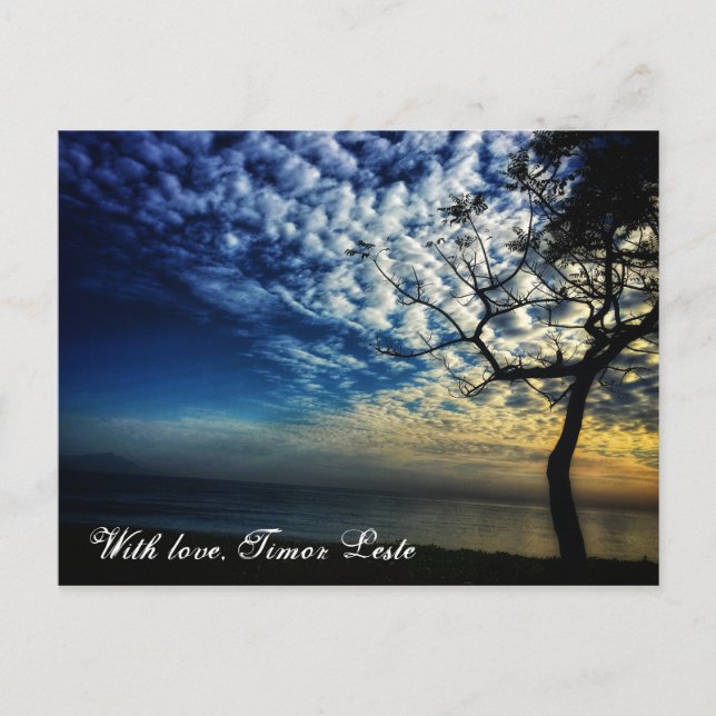 Cartão Postal Com amor, Timor Leste (Frente)