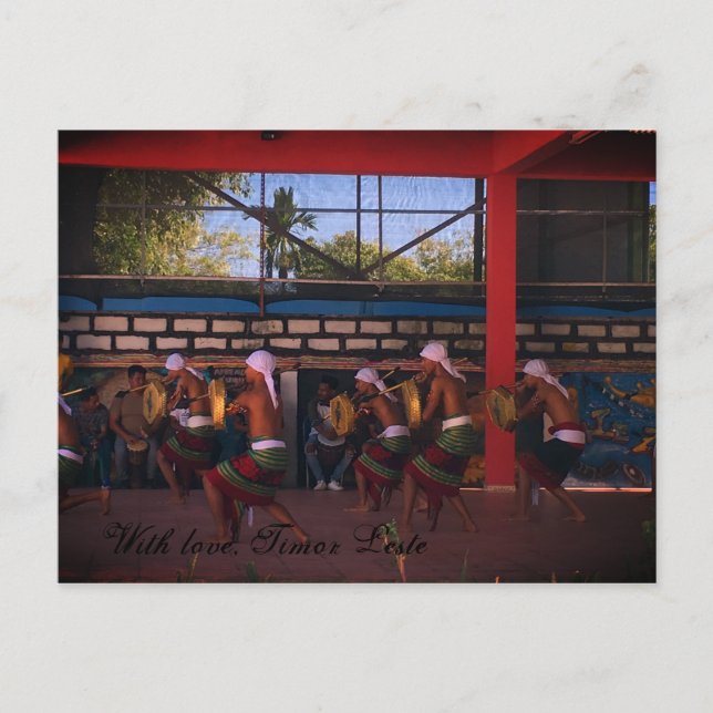 Cartão Postal Com amor, Timor Leste (Frente)