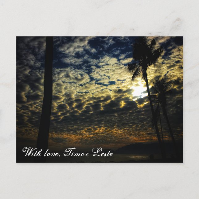 Cartão Postal Com amor, Timor Leste (Frente)