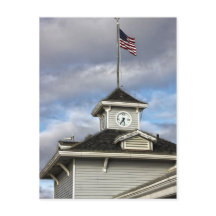 Cartão postal com "bandeira dos EUA"