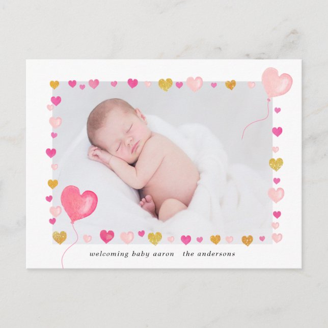 cartão postal com cores aquáticas (Frente)