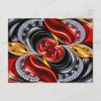 Cartão postal com design de cores da Alemanha