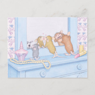 Cartão postal com Designs de mouse doméstico®