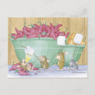 Cartão postal com Designs de mouse doméstico®