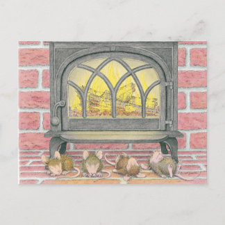 Cartão postal com Designs de mouse doméstico®