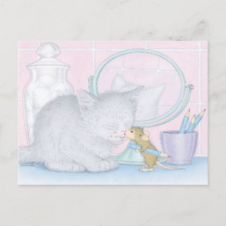 Cartão postal com Designs de mouse doméstico®