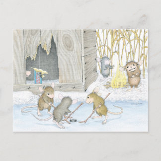 Cartão postal com Designs de mouse doméstico®