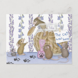 Cartão postal com Designs de mouse doméstico®