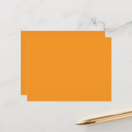 Cartão Postal com Gradiente Laranja Minimalista Ab