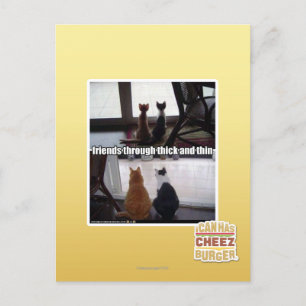 Cartão Postal Com grosso e fino