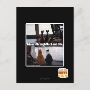 Cartão Postal Com grosso e fino