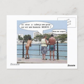 Cartão Postal com Imagens no verso e reverso