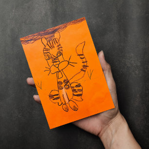 Cartão Postal com Impressão de Arte Personalizada 