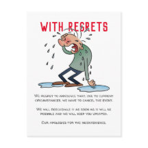 Com Lamenta Cartoon de Cancelamento de Eventos Adi