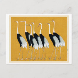 Cartão postal com Ogata Korin design
