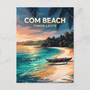 Cartão Postal Com praias Timor-Leste