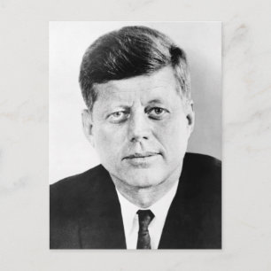 Cartão Postal com Retrato do Presidente John F Ken