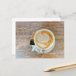Cartão Postal Com Saudações, Café