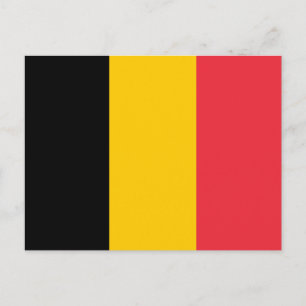 Cartão postal com Sinalizador Bélgica