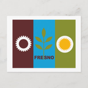 Cartão postal com Sinalizador Fresno