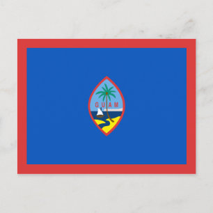 Cartão postal com Sinalizador Guam
