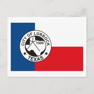 Cartão postal com Sinalizador Lubbock