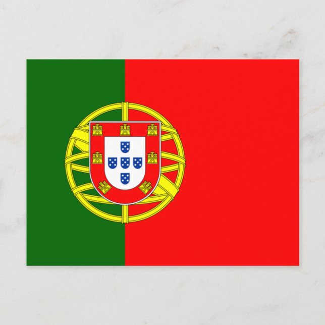 Cartão postal com Sinalizador Portugal (Frente)