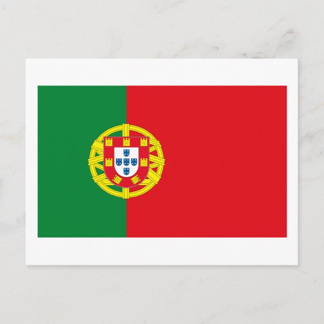 Cartão postal com Sinalizador Portugal (Frente)