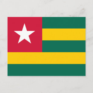 Cartão postal com Sinalizador Togo
