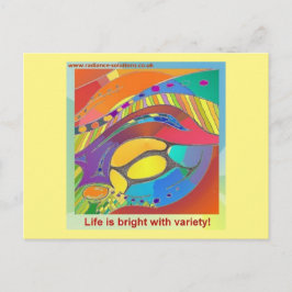 Cartão postal com texto orgânico Bold LifeScan