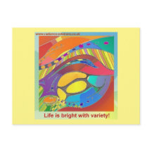 Cartão postal com texto orgânico Bold LifeScan